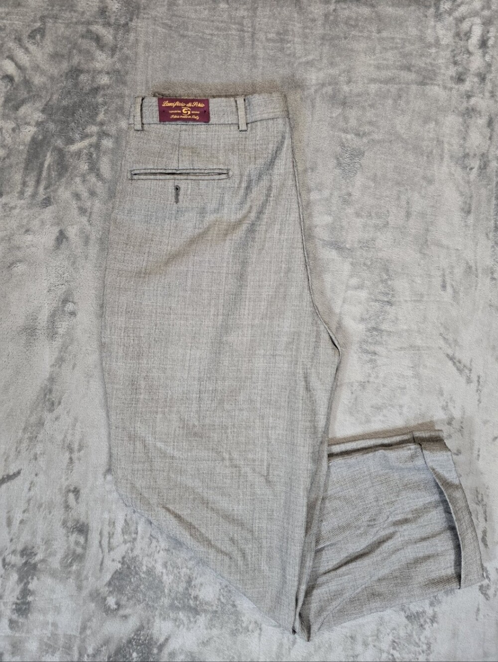 Vintage Bios Gold Collection Wool Dress Pants Trousers Size 32x28 Gray